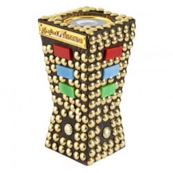 ALSANIDI, Traditional Incense Burner, Black, Size 6.5*6.5*13 Cm