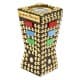 ALSANIDI, Traditional Incense Burner, Black, Size 6.5*6.5*13 Cm