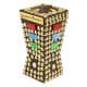 ALSANIDI, Traditional Incense Burner, Black, Size 6.5*6.5*13 Cm