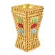 ALSANIDI, Traditional Incense Burner, Brown, Size 6.5*6.5*13 Cm
