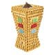ALSANIDI, Traditional Incense Burner, Brown, Size 6.5*6.5*13 Cm