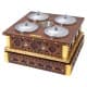 ALSANIDI, Dates and Nuts Heritage Hospitality Set, Date Palm Squeezer, Woody, Size 36*36*19.5 Cm