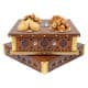 ALSANIDI, Dates and Nuts Heritage Hospitality Set, Date Palm Squeezer, Woody, Size 36*36*19.5 Cm