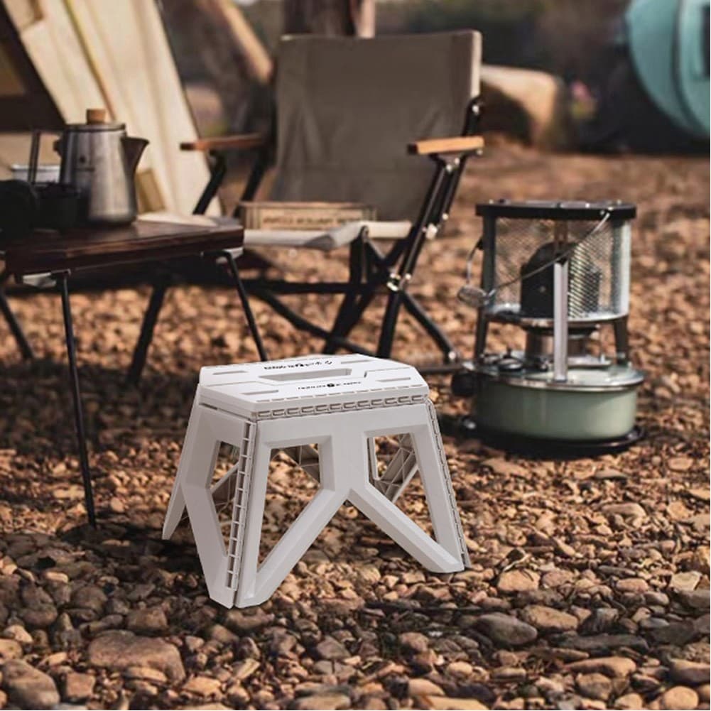 ALSANIDI, Multi-Purpose Chair, Trips Chair, White, Size34*28*24Cm