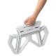 ALSANIDI, Multi-Purpose Chair, Trips Chair, White, Size34*28*24Cm
