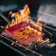 ALSANIDI, Barbecue tray, Brown, Size 25.5*25.5*8 Cm