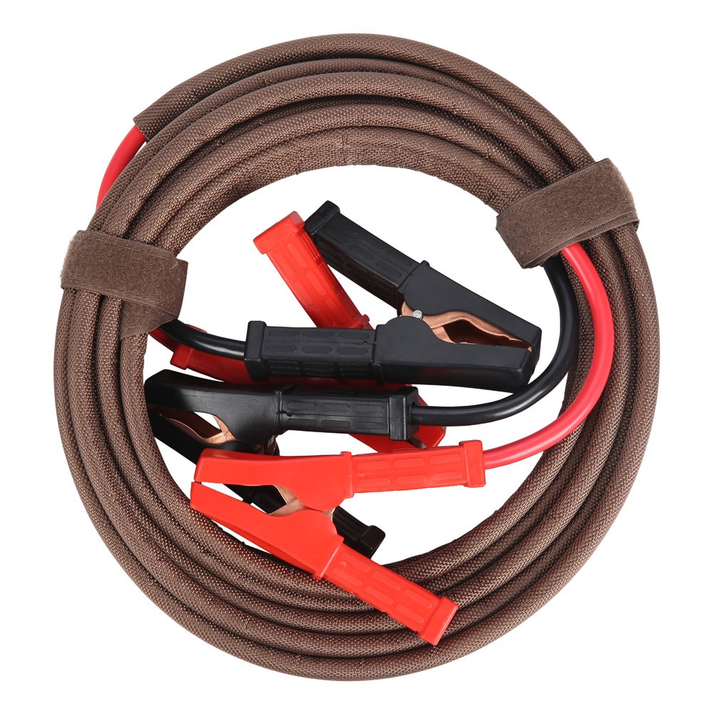 ALSANIDI, Car Battery Jumper Wire, Car Jump Starter Cable, Kaki, Size 4 Metre
