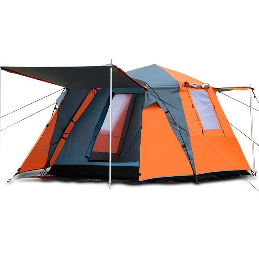 DPT, Foldable Aluminum Tent Pole, Portable Light Canopy Pole for Camping, Silver, Size 1 inch Size 210 Cm