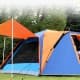 DPT, Foldable Aluminum Tent Pole, Portable Light Canopy Pole for Camping, Silver, Size 1 inch Size 210 Cm