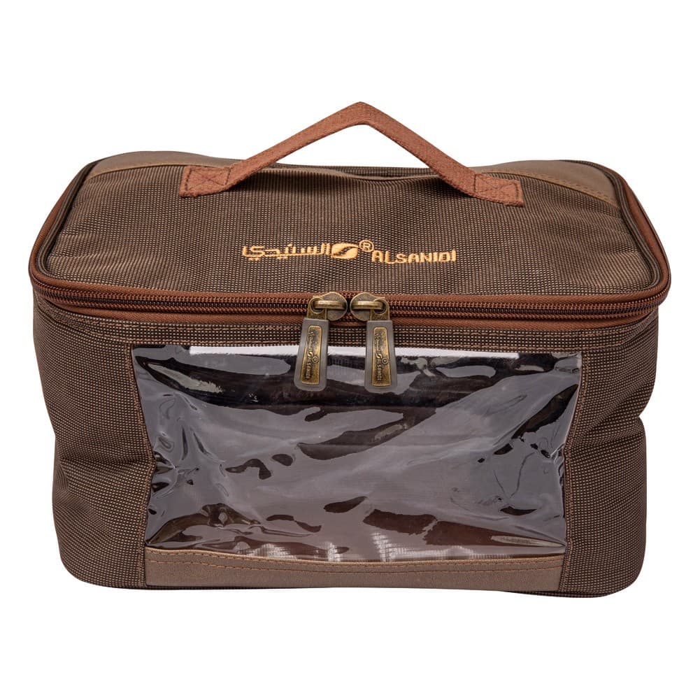ALSANIDI, spices set Storage bag, Completed spices cans, Coffee Brown, Set 6 pcs