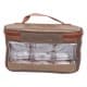 ALSANIDI, spices set bag, Completed spices cans, Coffee Brown, Set 7 pcs