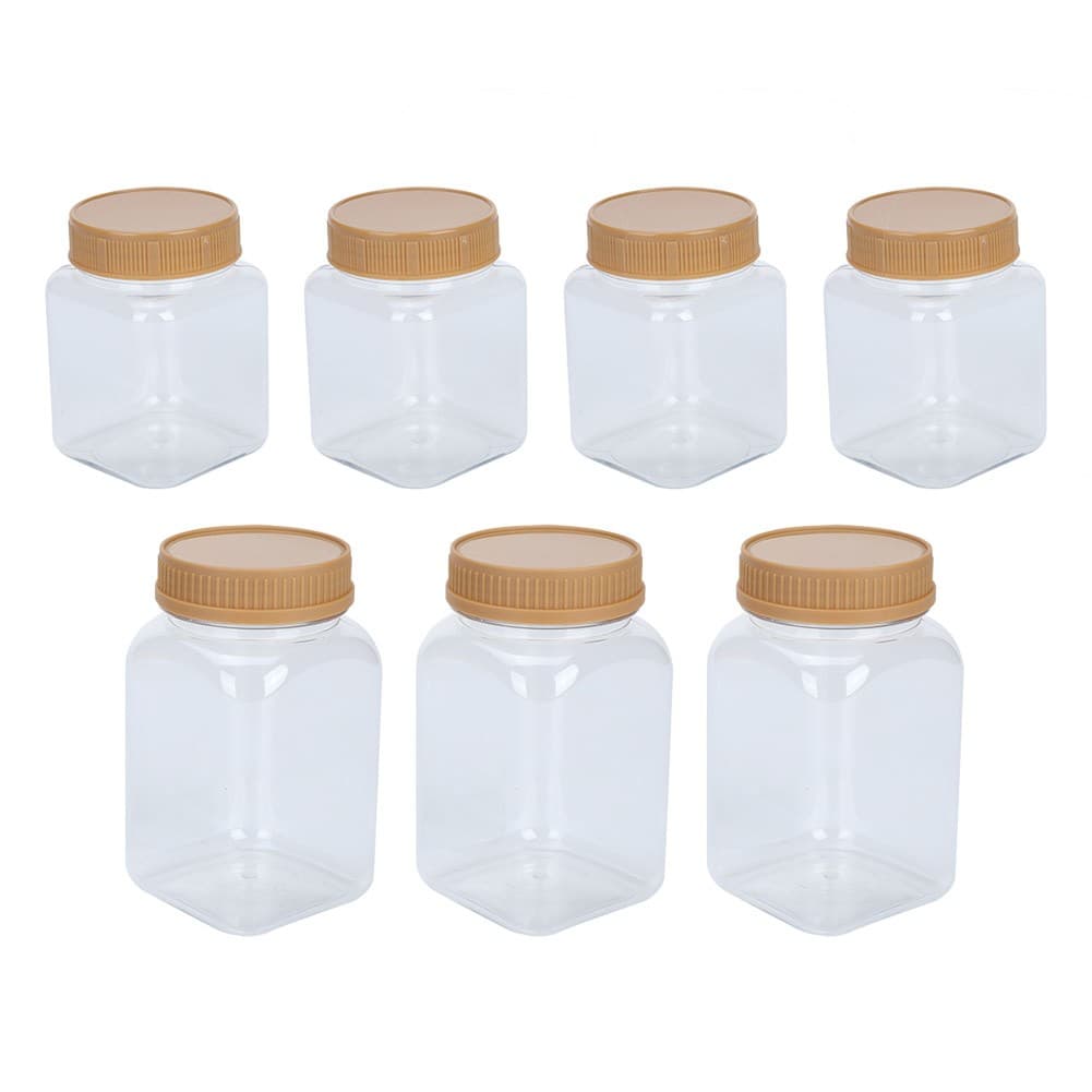 ALSANIDI, spices set bag, Completed spices cans, Coffee Brown, Set 7 pcs