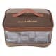ALSANIDI, spices set Storage bag, Completed spices cans, Coffee Brown, Set 6 pcs