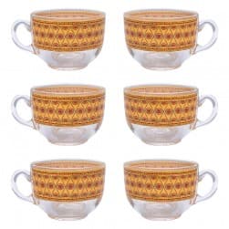 ALSANIDI, Najdi cup, Tea and coffee cup, Beige, capacity 140 ml