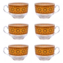 ALSANIDI, Najdi cup, Tea and coffee cup, Yellow, capacity 140 ml