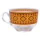 ALSANIDI, Najdi cup, Tea and coffee cup, Yellow, capacity 140 ml