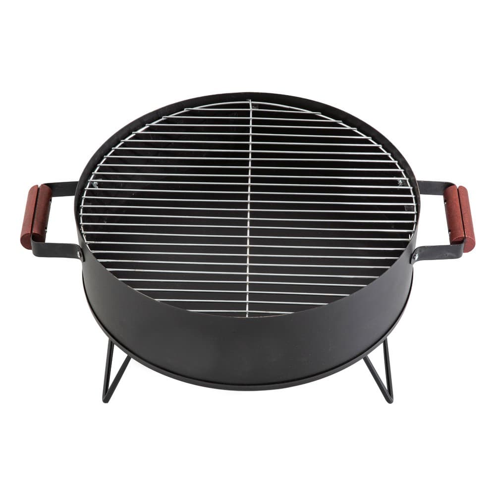 ALSANIDI, Charcoal grill for trips, Portable Charcoal Grill, Black, Size 45*13 Cm