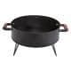 ALSANIDI, Charcoal grill for trips, Portable Charcoal Grill, Black, Size 45*13 Cm