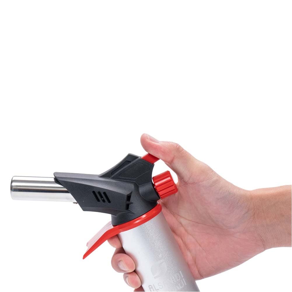 ALSANIDI, Refillable Cooking Torch, Silver*Black, Size138*70*200 Metre