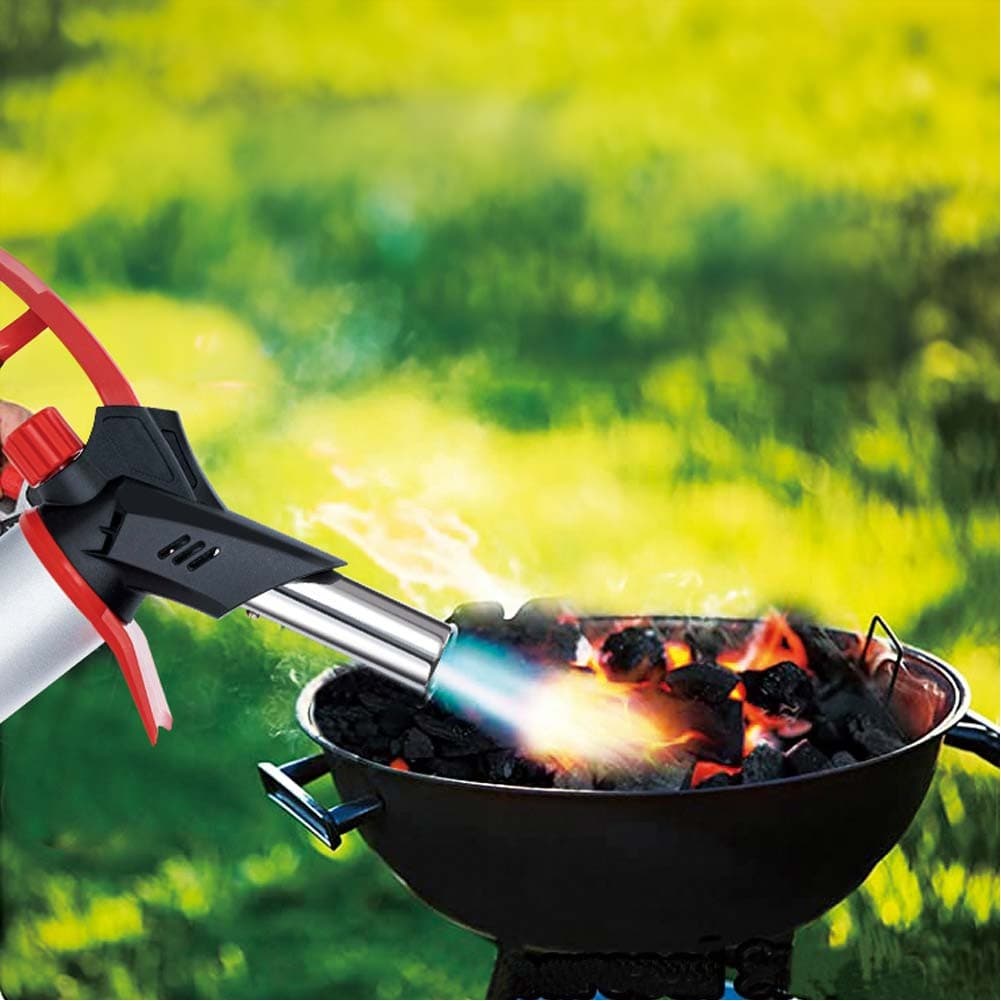 ALSANIDI, Refillable Cooking Torch, Silver*Black, Size138*70*200 Metre