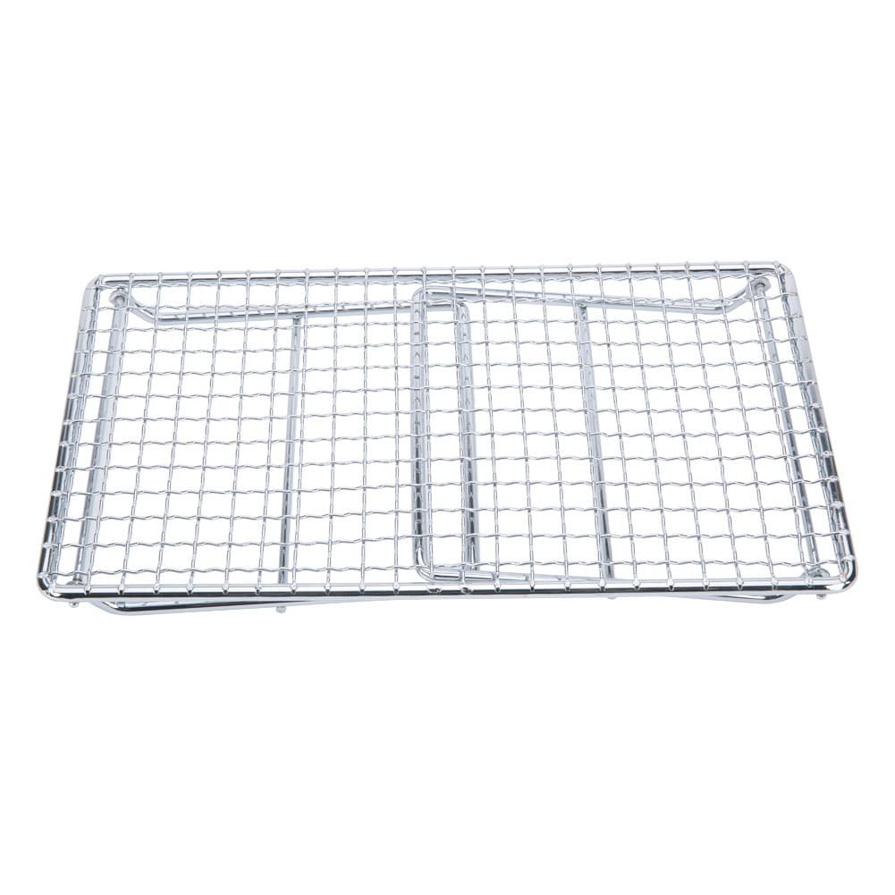 ALSANIDI, Foldable Fire Stand, Portable mini barbecue charcoal grill for picnics, Silver, Size 14*18*32 Cm