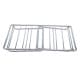 ALSANIDI, Foldable Fire Stand, Portable mini barbecue charcoal grill for picnics, Silver, Size 14*18*32 Cm