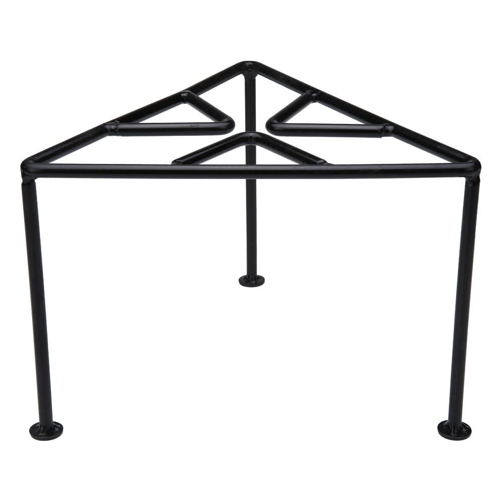 ALSANIDI, Triangle Fire Stand , Portable Mini Barbecue Charcoal Grill for Picnics, Black, Size 25*25 Cm