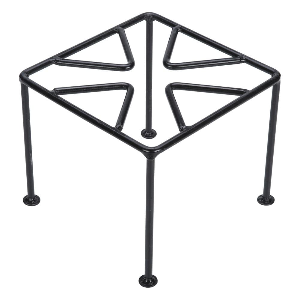 ALSANIDI, Square Fire Stand, Portable mini barbecue charcoal grill for picnics, Black, Size 30*30 Cm