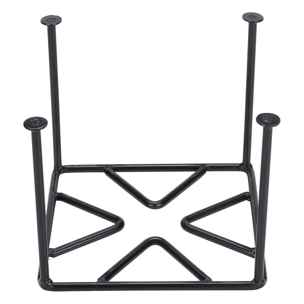 ALSANIDI, Square Fire Stand, Portable mini barbecue charcoal grill for picnics, Black, Size 30*30 Cm