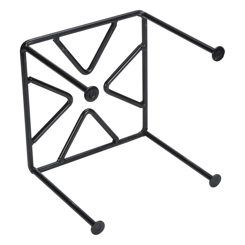ALSANIDI, Square Fire Stand, Portable mini barbecue charcoal grill for picnics, Black, Size 30*30 Cm