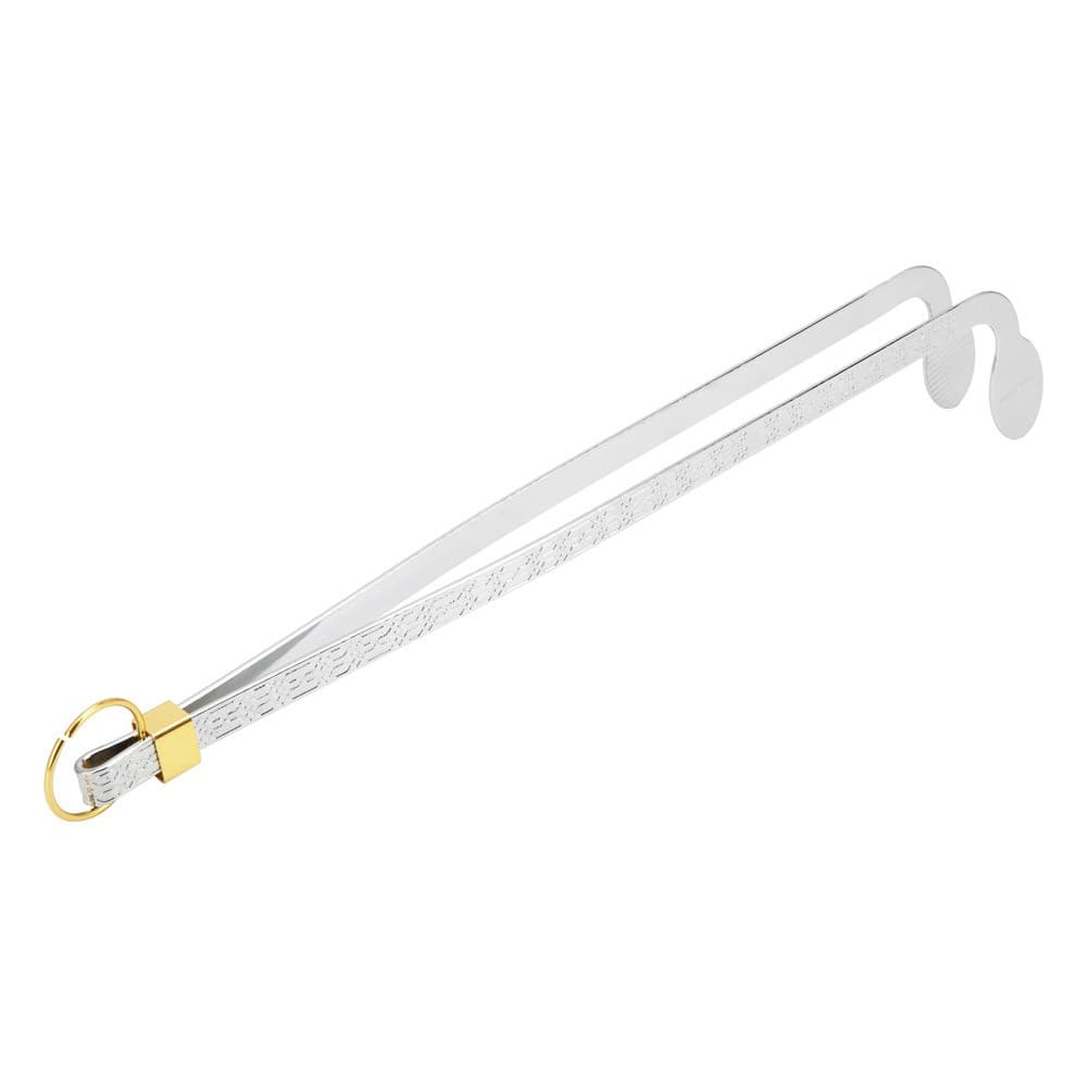 ALSANIDI, Charcoal tongs for grilling, Fire tong, Silver, Size 67 Cm