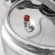 ALSANIDI, Aluminum Pressure Cooker for Trips, Pressure Cooker, Silver, capacity 11 L