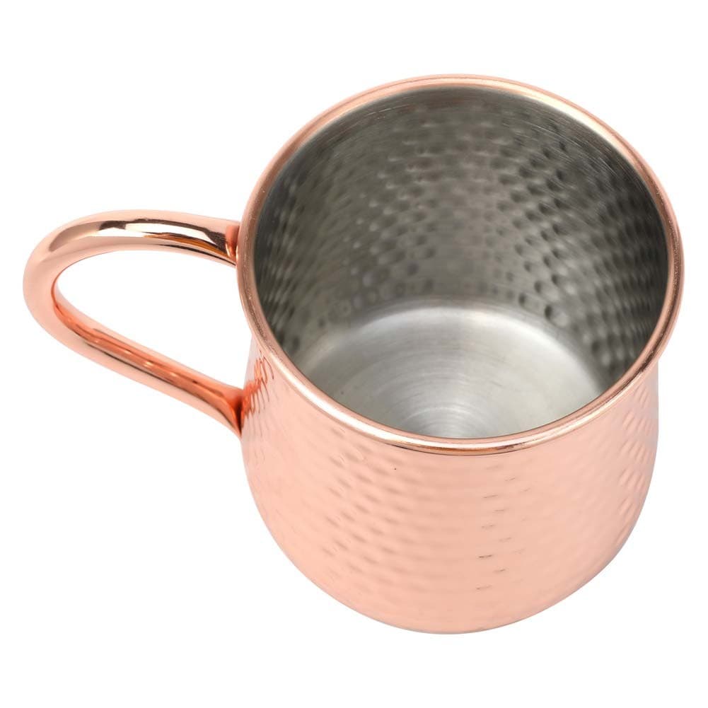 ALSANIDI, Habb Al-Romman Stainless steel coffee and tea cup, Coffee cup for trips and travel, Coppery, capacity 500 ml