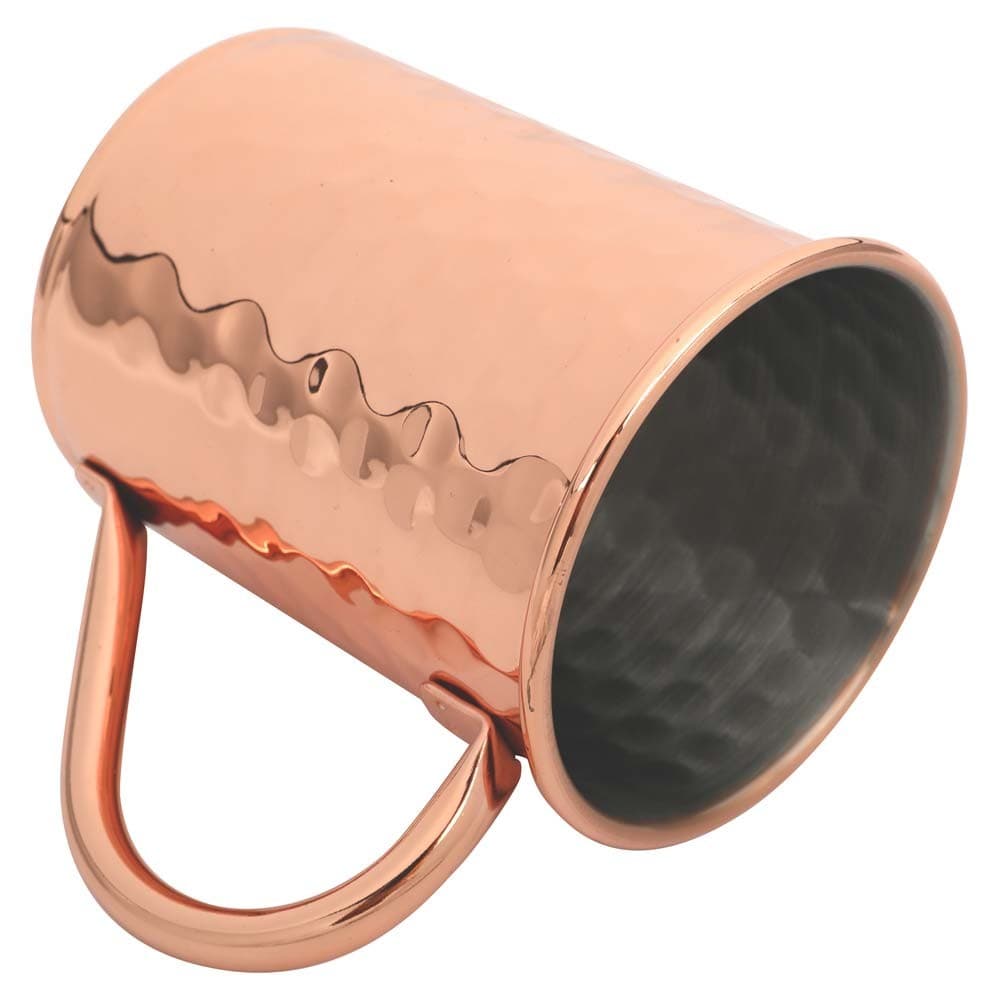 ALSANIDI, Habb Al-Romman Stainless steel coffee and tea cup, Coffee cup for trips and travel, Coppery, capacity 400 ml