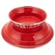 ALSANIDI, Al-Qatt Al-Asiri Ghedar plate, Al-Qatt Al-Asiri Chinko plate, Red, Size 22 Cm
