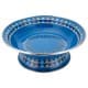 ALSANIDI, Al-Qatt Al-Asiri Ghedar plate, Al-Qatt Al-Asiri Chinko plate, Blue, Size 22 Cm