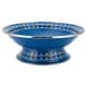 ALSANIDI, Al-Qatt Al-Asiri Ghedar plate, Al-Qatt Al-Asiri Chinko plate, Blue, Size 22 Cm