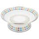 ALSANIDI, Al-Qatt Al-Asiri Ghedar plate, Al-Qatt Al-Asiri Chinko plate, White, Size 24 Cm