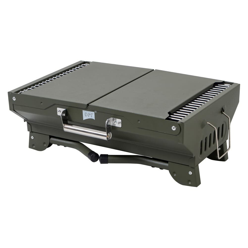 DPT, Portable grill, Outdoor grill, Green, Size 82*30*35 Cm