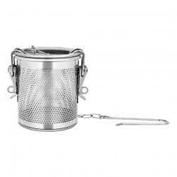 ALSANIDI, Teapot strainer, Stainless steel tea Filter, Silver, Size 10*10 Cm