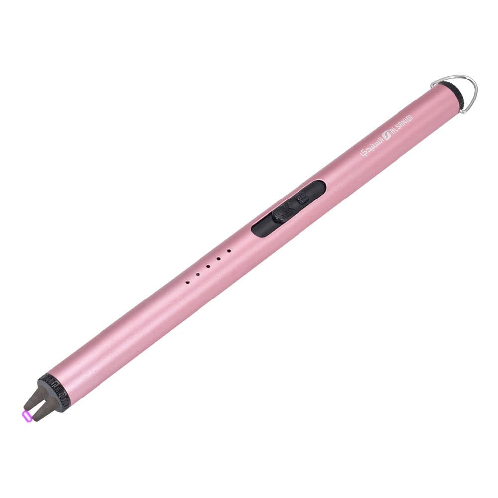 ALSANIDI, electric lighter, Pink , Size22*1.5 Cm