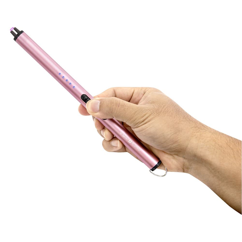 ALSANIDI, electric lighter, Pink , Size22*1.5 Cm