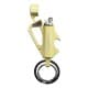 ALSANIDI, Lighter with keychain, Gold,  Size9*4*1.5 Cm