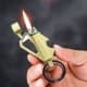 ALSANIDI, Lighter with keychain, Gold,  Size9*4*1.5 Cm