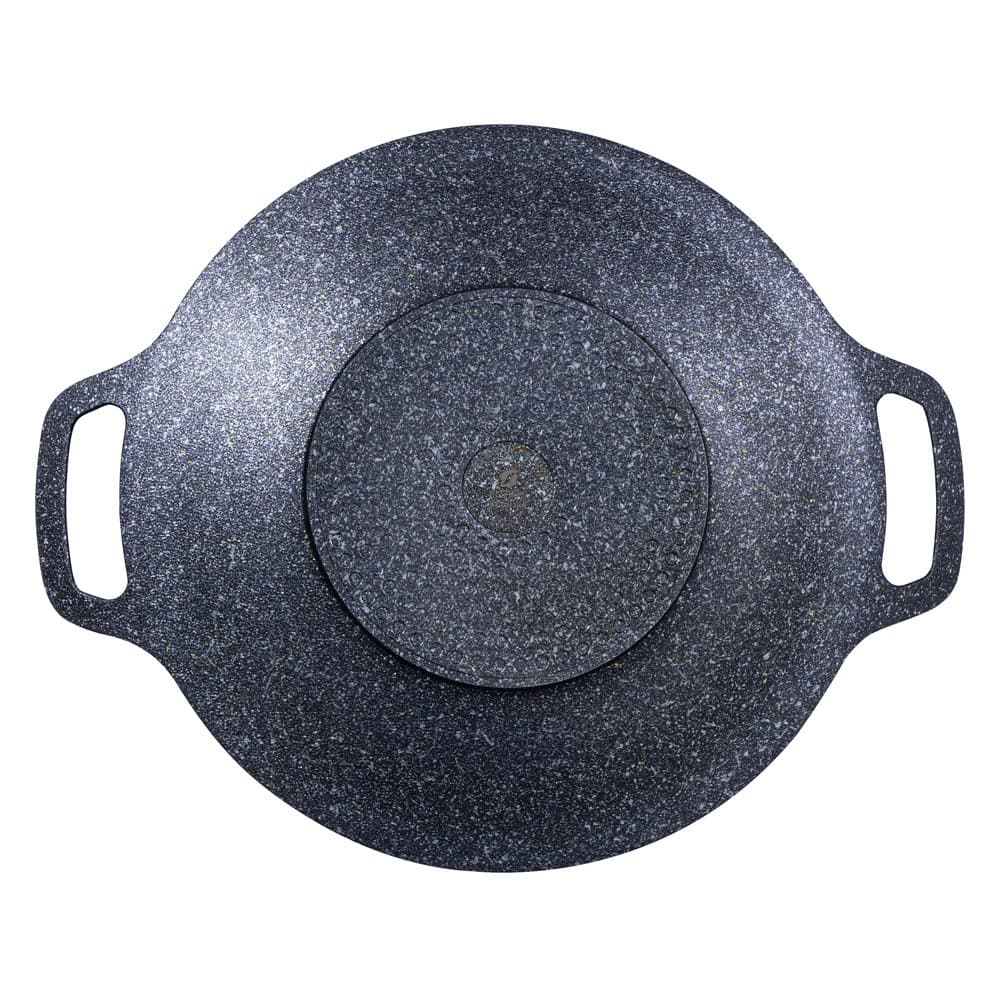 ALSANIDI, Non-stick aluminum frying pan, Black, Size 34*5.3 Cm