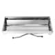 ALSANIDI, Charcoal grill for trips, Portable Charcoal Grill, Silver, Size 73*33*70 Cm