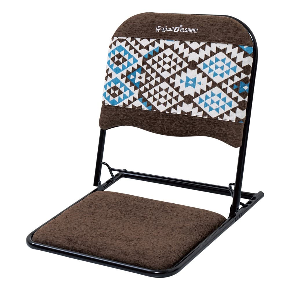 ALSANIDI, Camping Chair, Camping Chair, Coffee Brown, Size 53.5*43.5*51.5 Cm