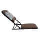 ALSANIDI, Camping Chair, Camping Chair, Coffee Brown, Size 53.5*43.5*51.5 Cm