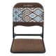 ALSANIDI, Camping Chair, Camping Chair, Coffee Brown, Size 53.5*43.5*51.5 Cm