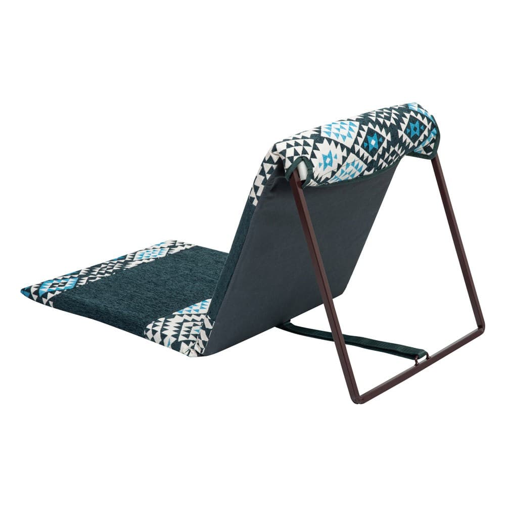 ALSANIDI, Camping And Garden Chair, Trips Chair, Cadet Blue, Size 46.5*47*46.5 Cm